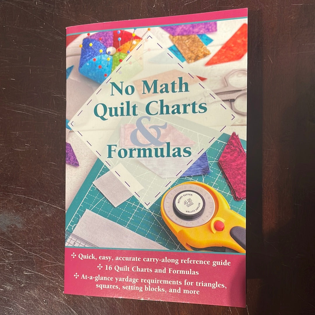No Math Quilt Charts & Formulas Off The Wall Quilt