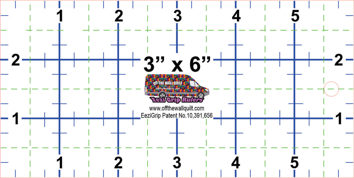 EeziGrip 3" x 6" Ruler Off The Wall Quilt