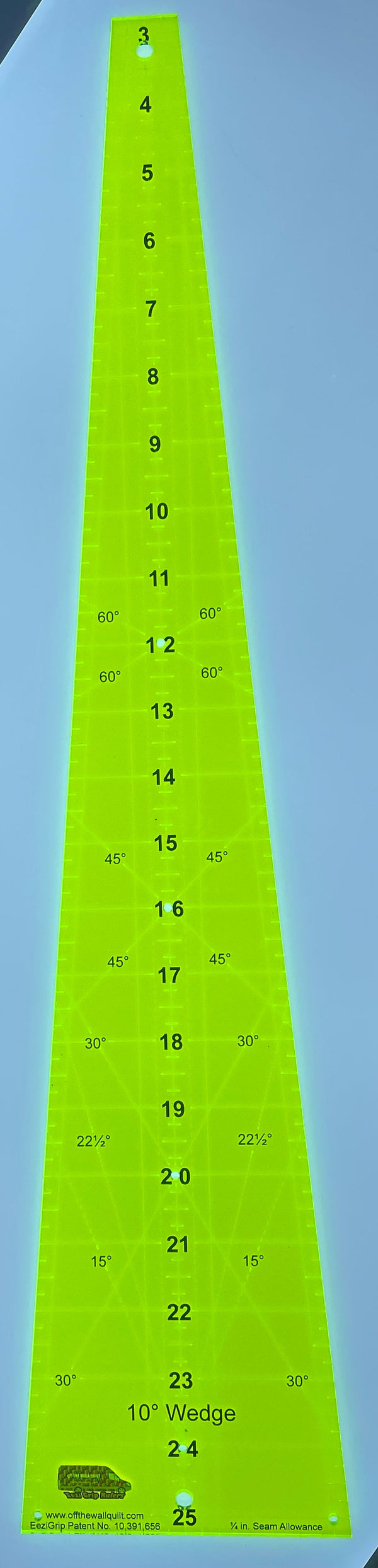 Wedge Edge Ruler EeziGrip® Wedge Rulers