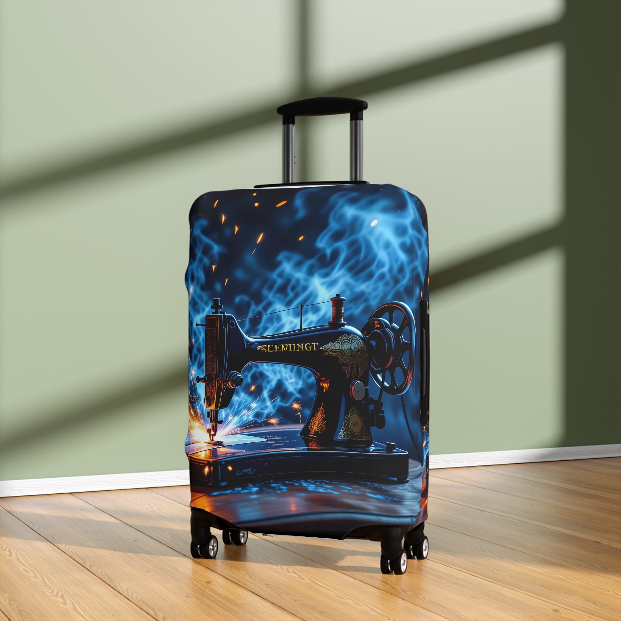 Sewing Machine Blaze Luggage Cover
