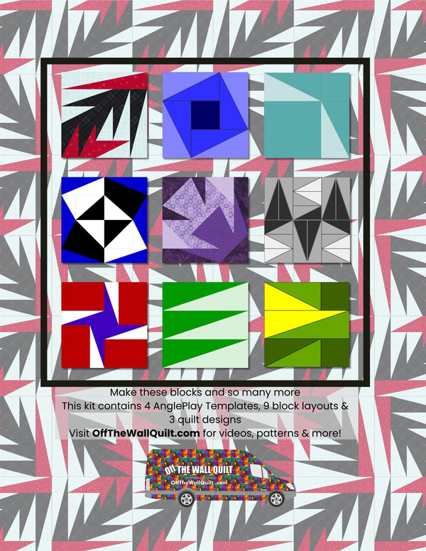 AnglePlay® Templates Set One with EeziGrip®