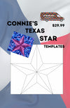 Connie's Texas Star 12" Template with EeziGrip