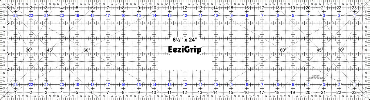 Personalized EeziGrip® 6½″ x 24″ Quilting Ruler