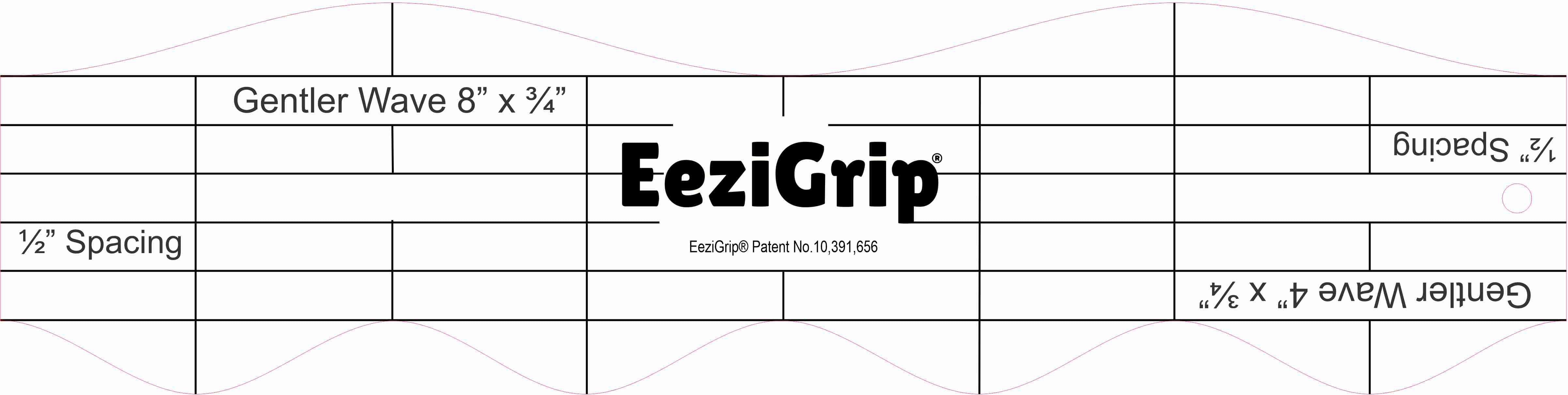 EeziGrip® Rulers 1/4
