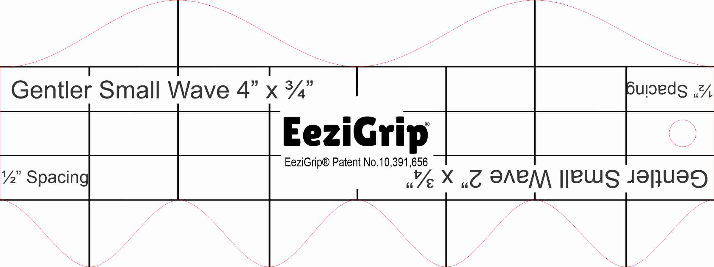 EeziGrip® Rulers 1/4