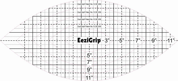 EeziGrip® Rulers 1/4" Thick