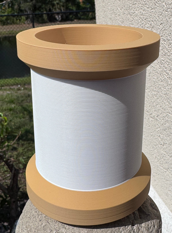 Thread Spool Pen Holder Cup
