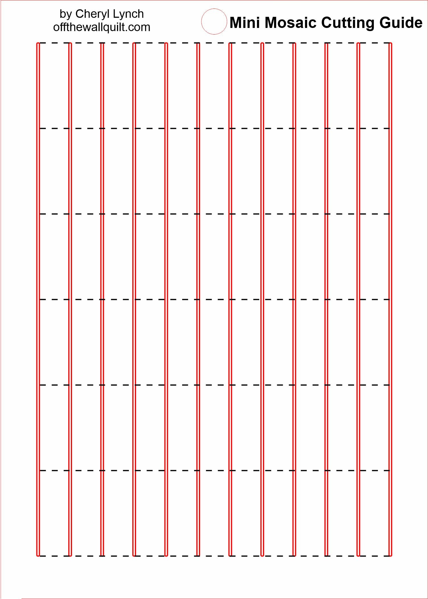 Mini Mosaic Template