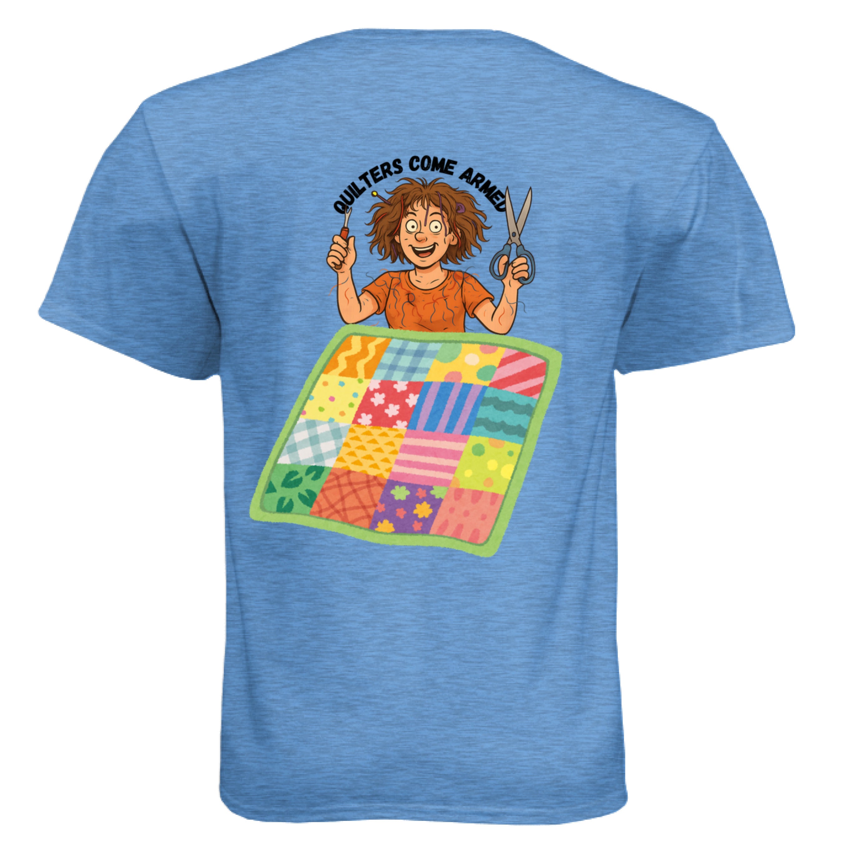 Heather Columbia Blue - BACK