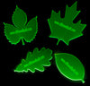 Leaves Set (4 pieces) 1/4" Acrylic