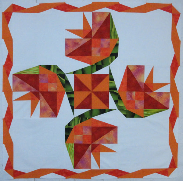 Pattern: Twirling Tulips