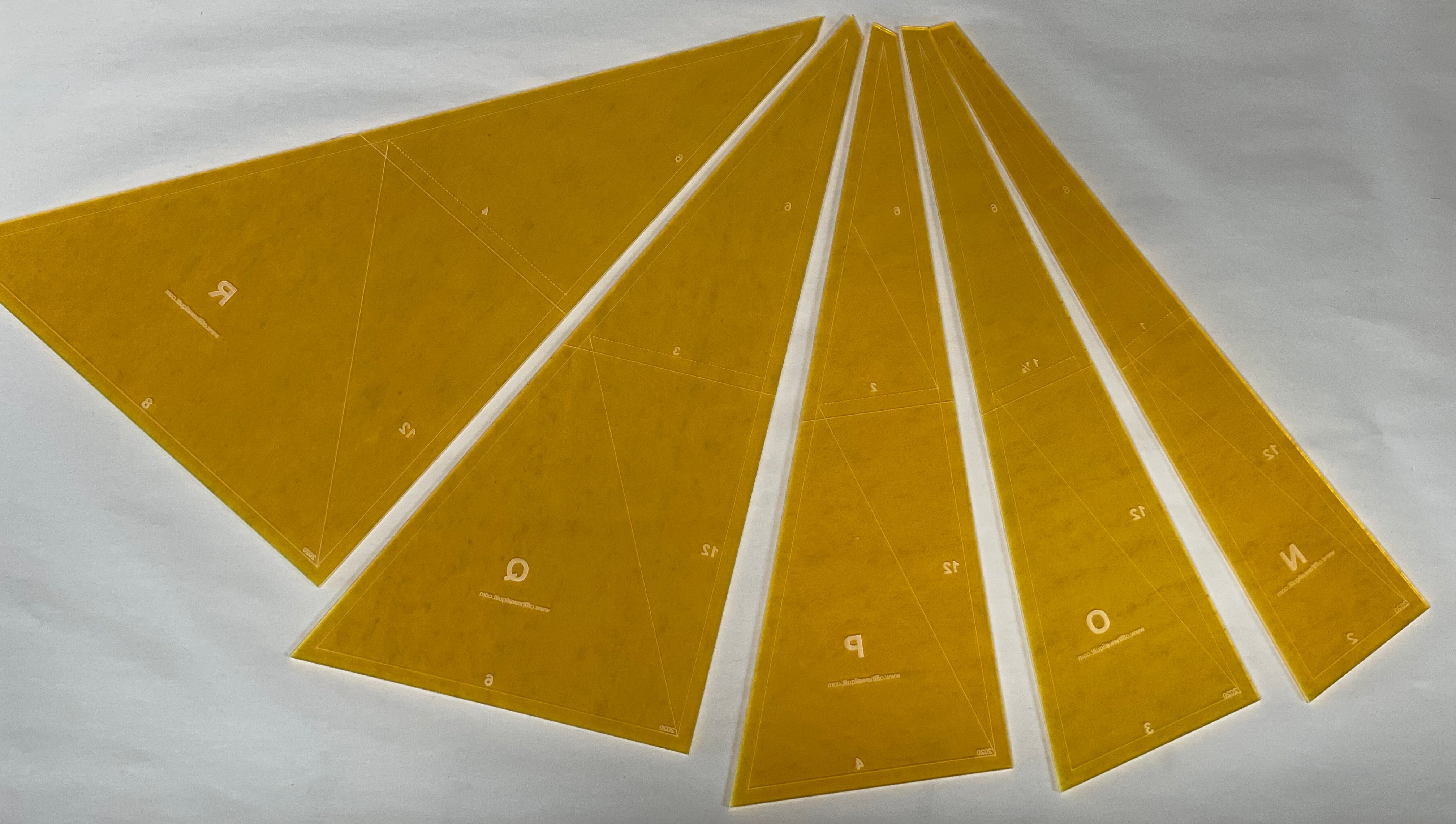 AnglePlay® Templates Set Five w/ Eezigrip