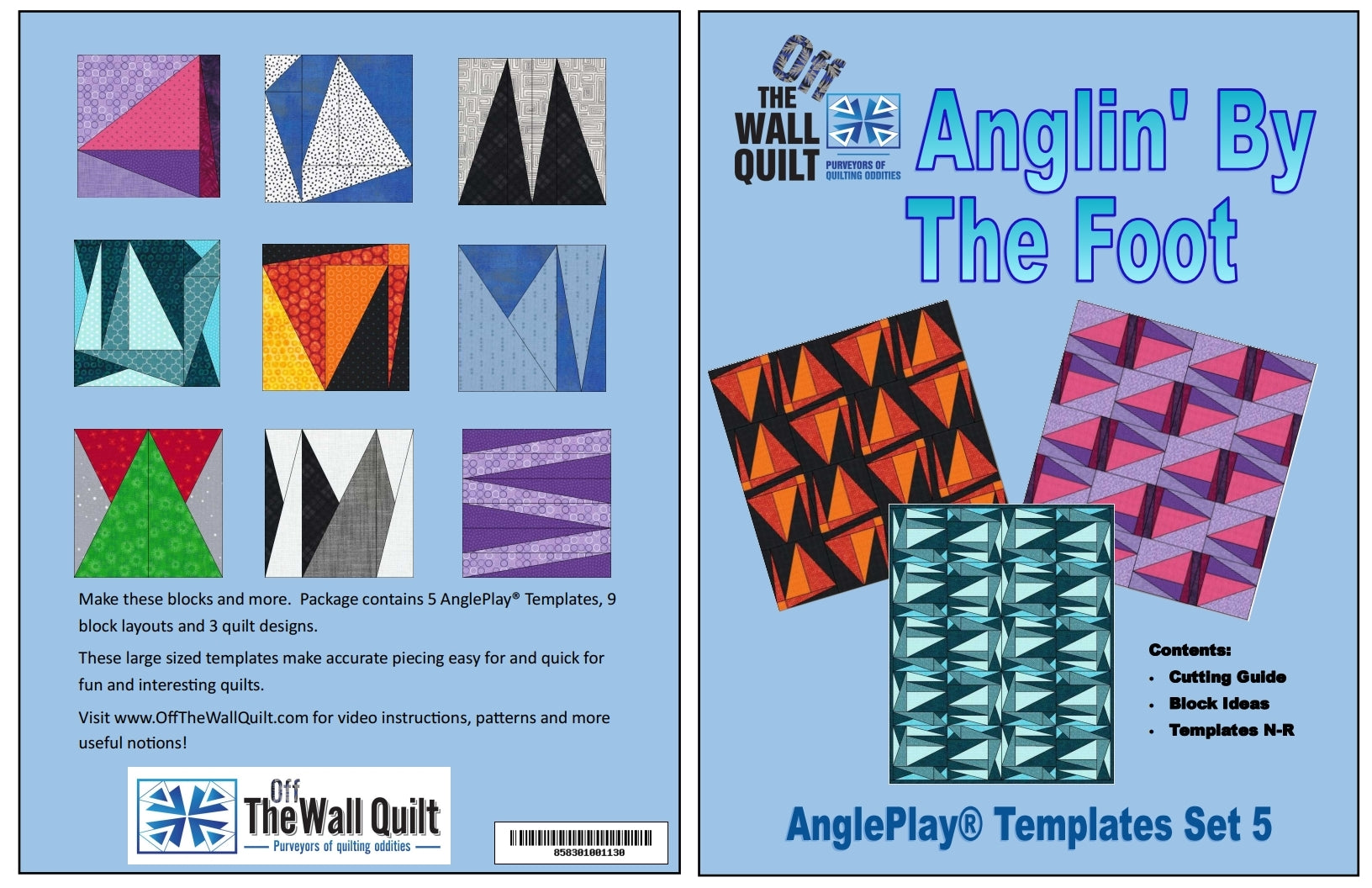 AnglePlay® Templates Set Five w/ Eezigrip
