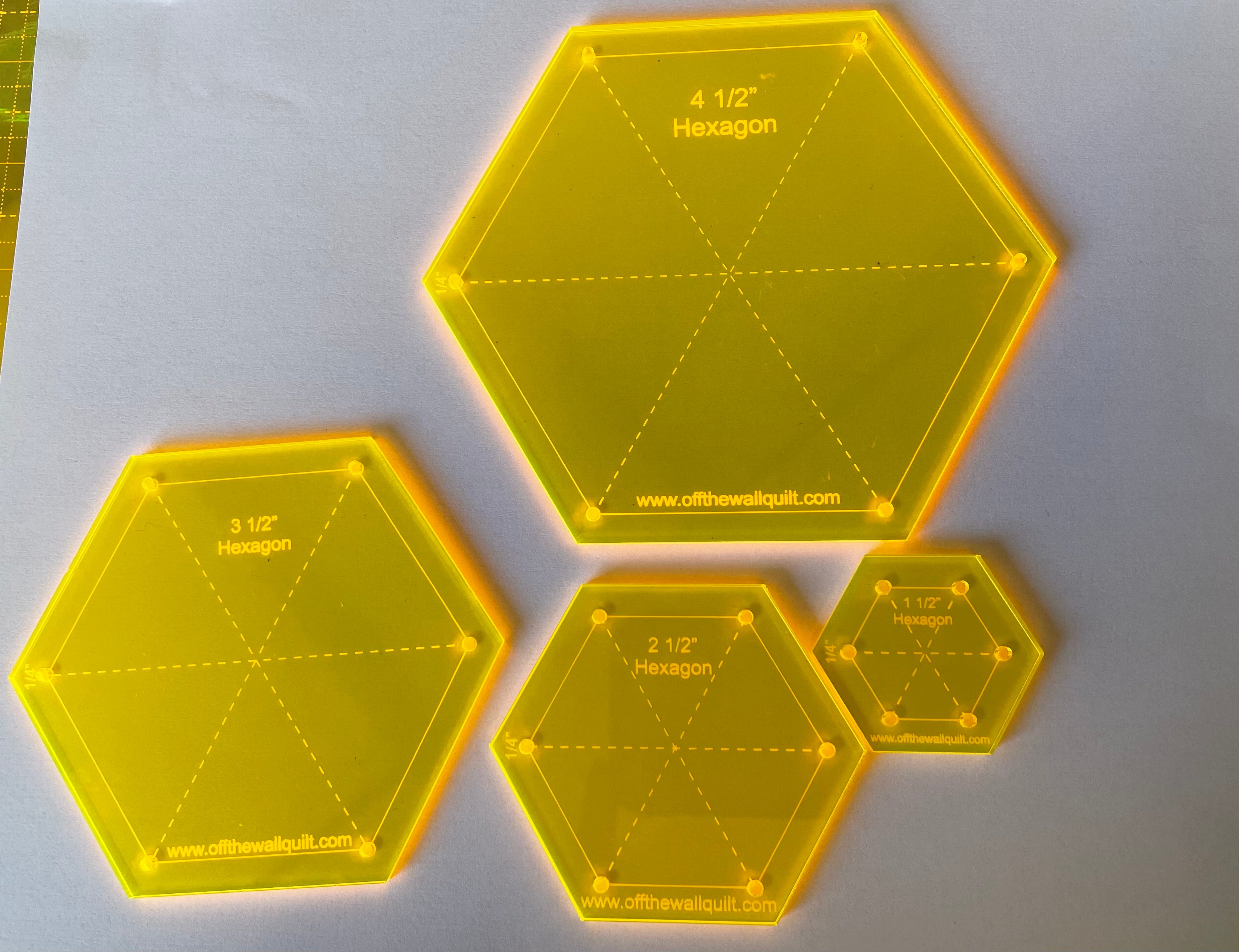 EeziGrip® Hexagon Template Set-Small