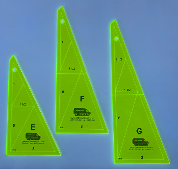 EeziGrip - AnglePlay® Templates Set Three