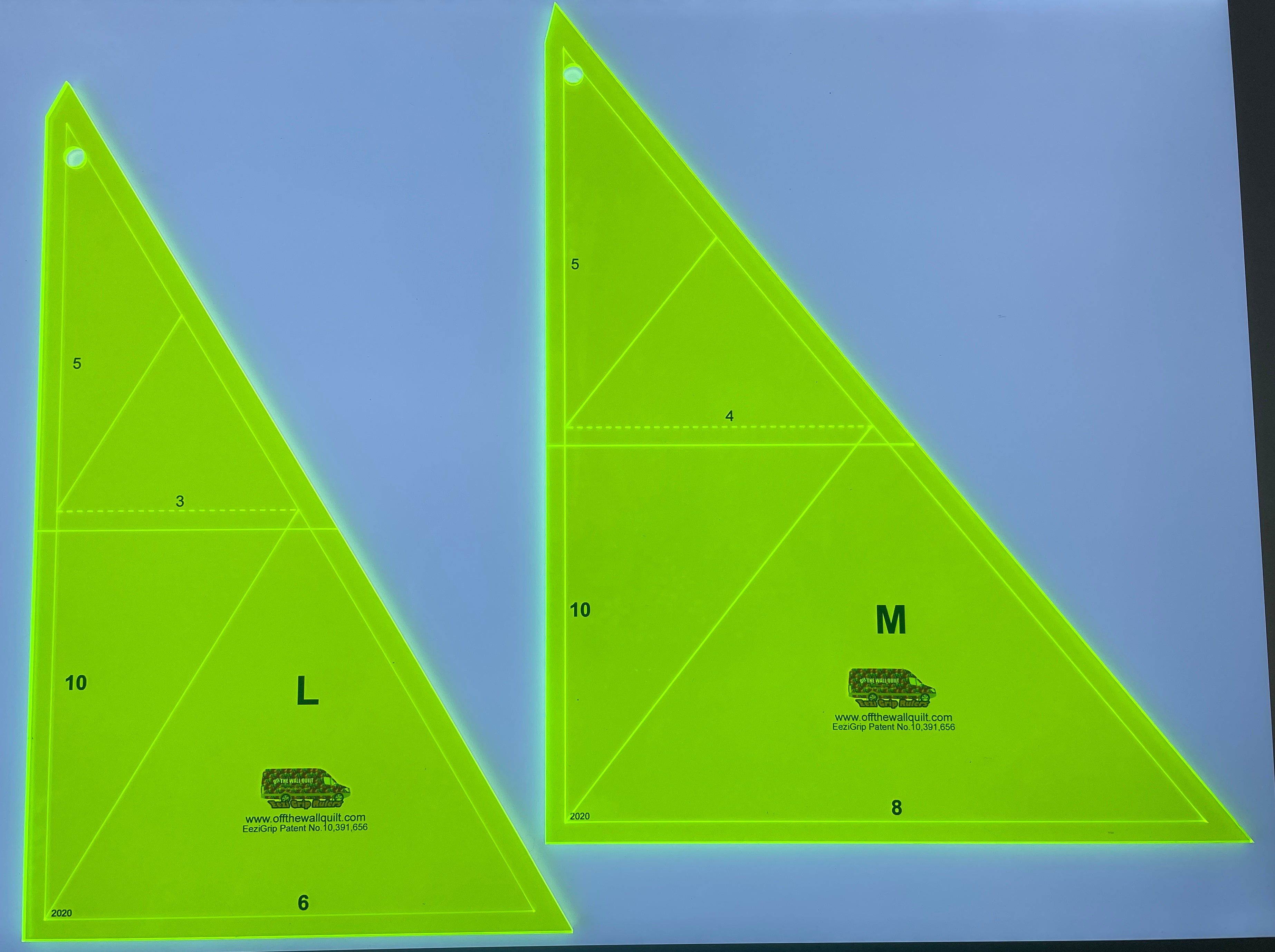 AnglePlay® Templates Set Four (Angles on the Edge) w/ Eezigrip