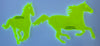 Horses Templates (Set of 2) 1/4" Acrylic w/ Eezigrip