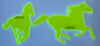 Horses Templates (Set of 2) 1/4" Acrylic w/ Eezigrip