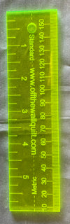 Imperial/Metric Ruler 1 1/2" x 6"