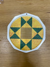 Coasters - Green, Yellow