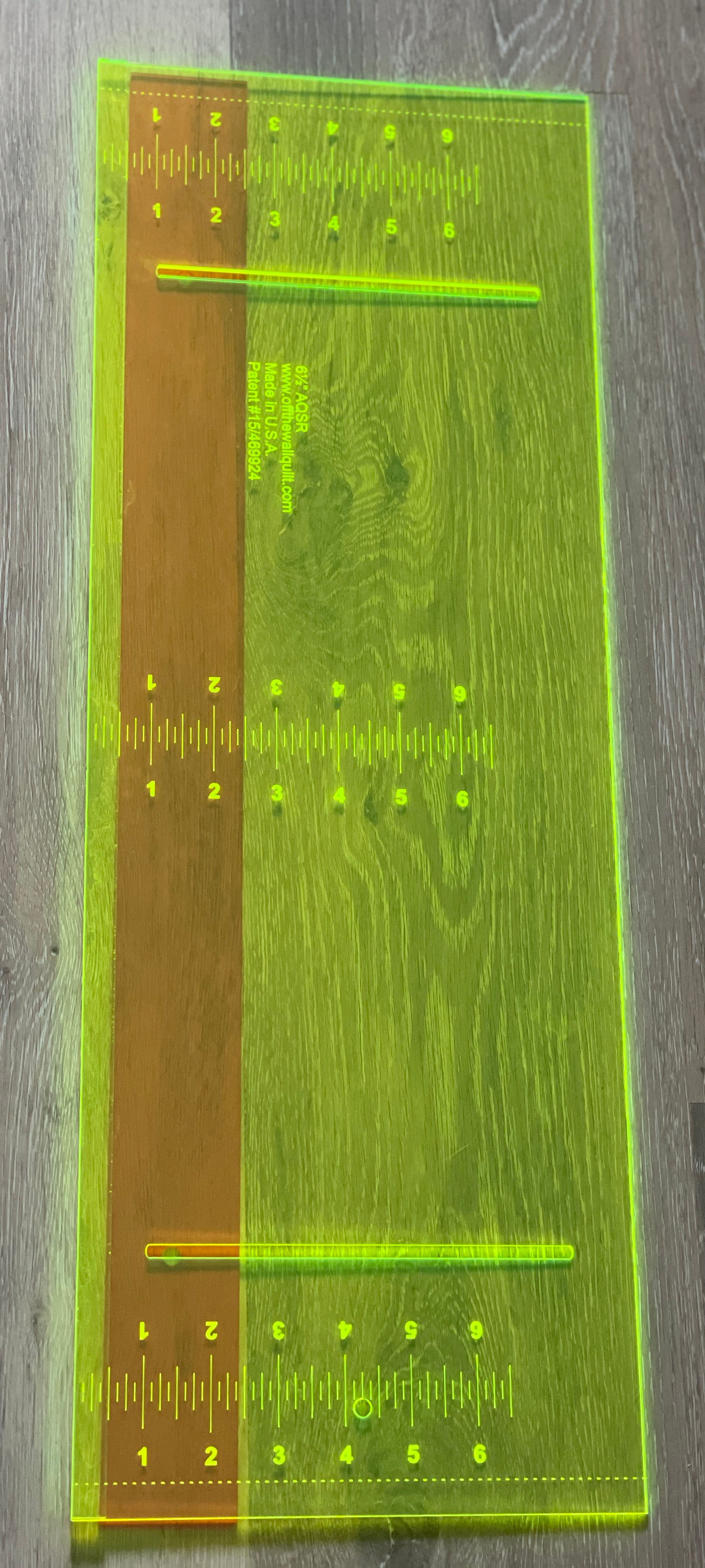 AQSR 6 1/2” (Adjustable Quilt Strip Ruler)