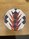 Coasters - Orange, Black Spikes