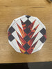 Coasters - Orange, Black Spikes
