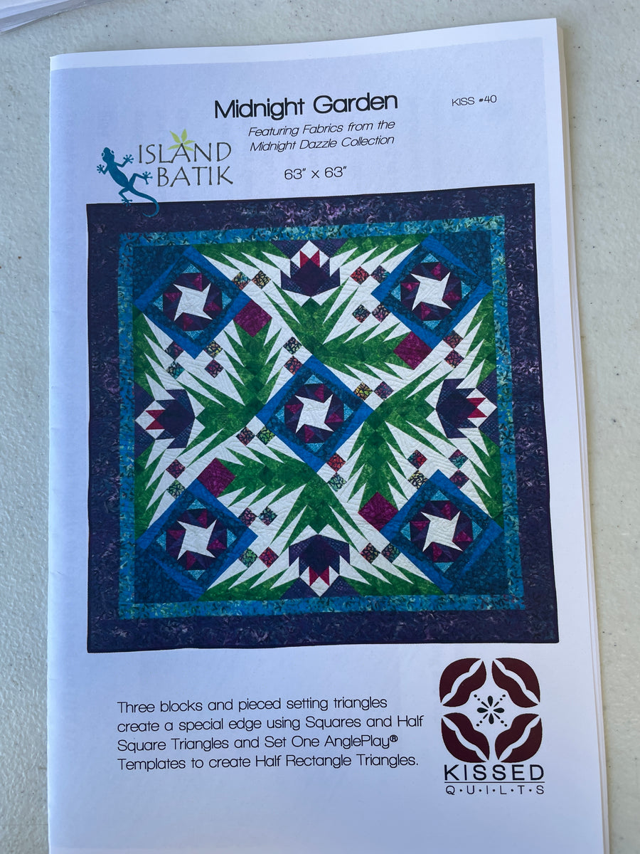 Pattern Midnight Garden Off The Wall Quilt