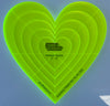 Nested Hearts (1/4" Acrylic) w/ Eezigrip