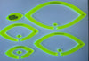 EeziGrip - Nested Petals (3”, 5”, 7”, 9”, 11”) 1/4" Acrylic