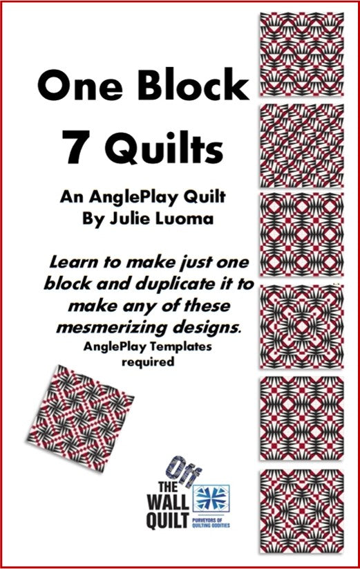 EeziGrip - Kit - One Block - 7 Quilts Templates & Pattern