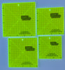 EeziGrip - Square Ruler Set (3", 3 1/2", 4", 4 1/2") 1/8" Acrylic